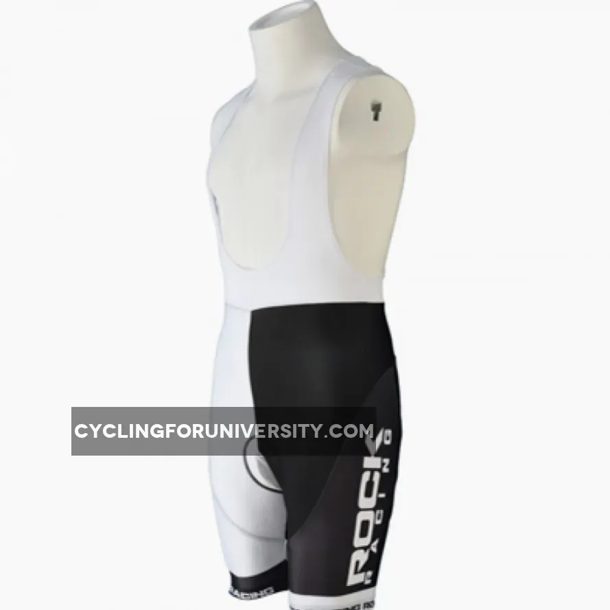 Team Rock Racing Cycling Bib Shorts BLACK/WHITE Outlet