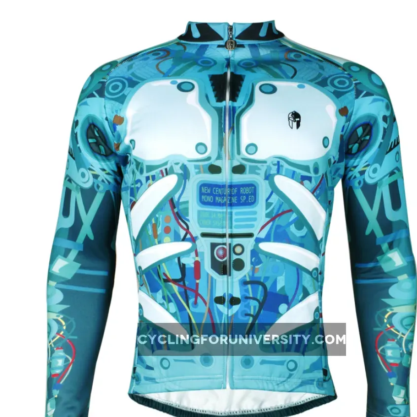 ILPALADINO Men's Long Sleeves Cycling Jacket Winter Spring Autumn Exercise Bicycling Pro Cycle Clothing Racing Apparel Outdoor Sports Leisure Biking Shirts 610 (Velvet)