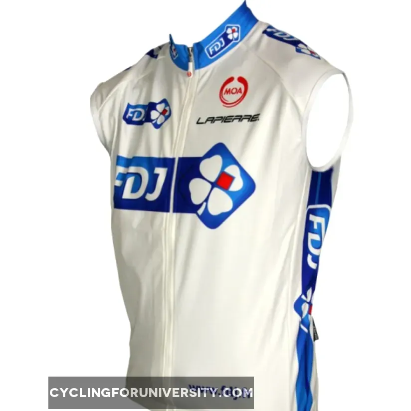 FRANCAISE DES JEUX (FDJ) 2011 MOA Radsport-Profi-Team Sleeveless Jersey vest