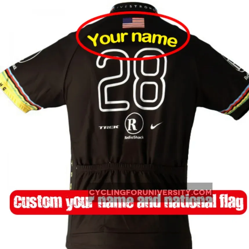 Customize RadioShack 28 Jersey With your name and national flag
