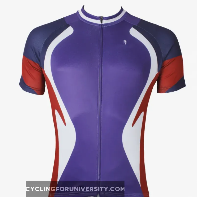 Funnel Purple Cycling Short-sleeve Jersey Summer T-shirts NO.523