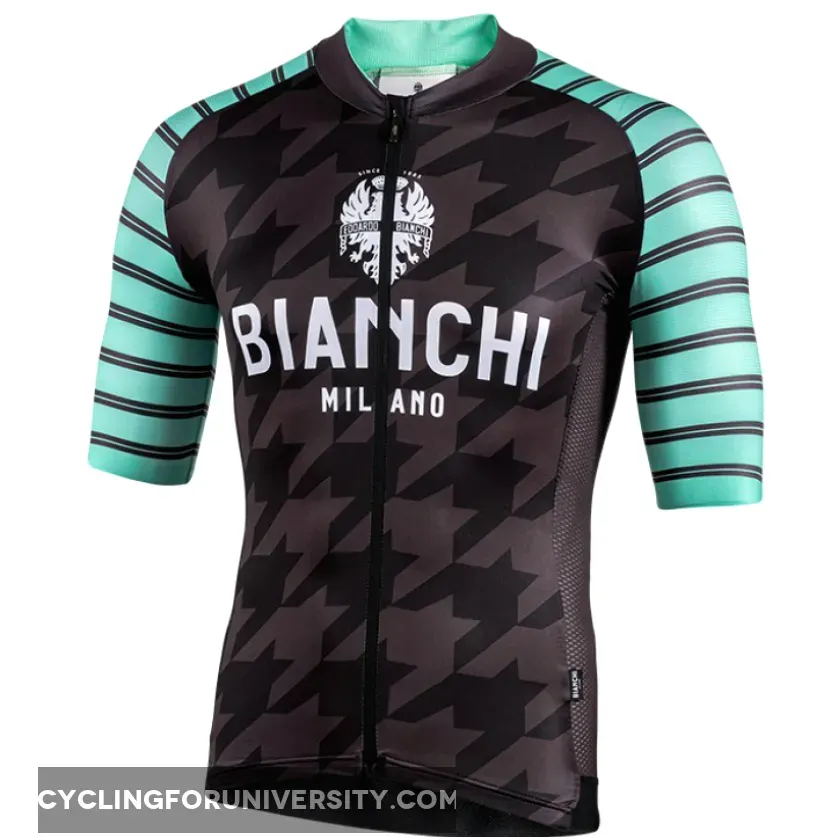 Bianchi Milano Flumini Black Green Jersey,