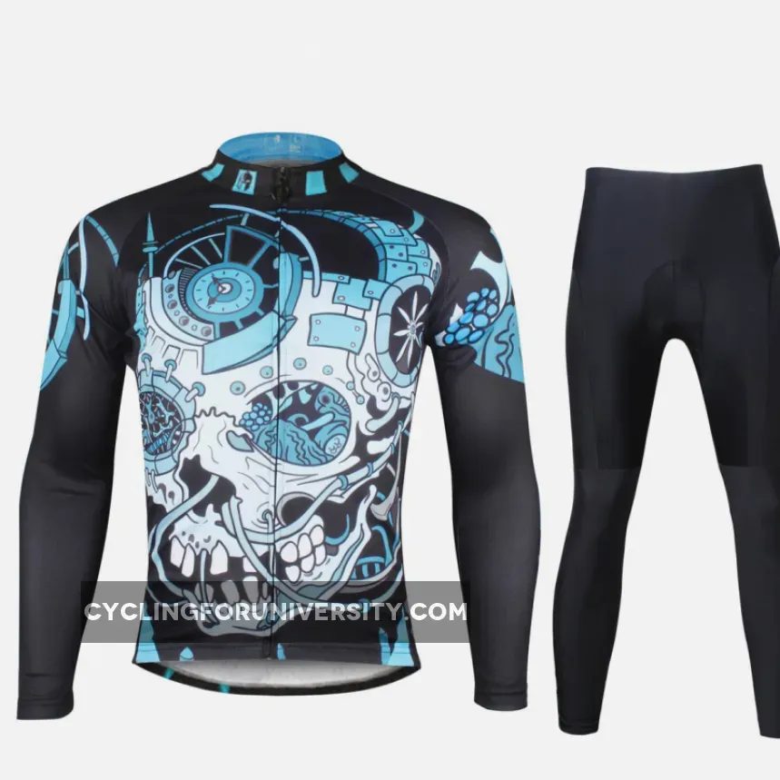 Men's Cycling Long-sleeved Jersey Cycling Clothing Hidden Zipper Fashion Design Leisure Sports Clothing Outdoor Cycling Suit 738