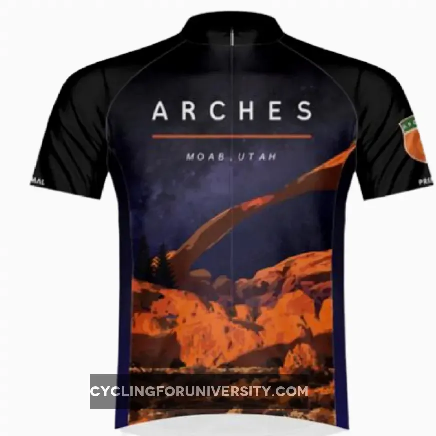 Primal Wear Arches National Park Moab Utah Full Zip Short Sleeve Sport Cycling Jersey / Moab Utah Zip ARCSJ20M_M