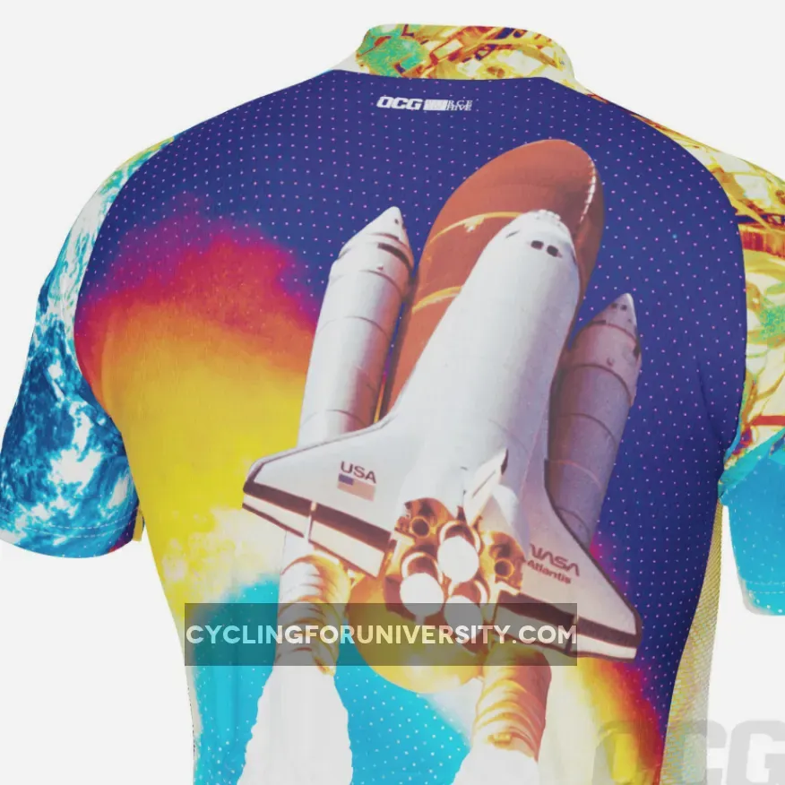 Men's Astronaut to the Moon Short Sleeve Cycling Kit Moon Cycling
