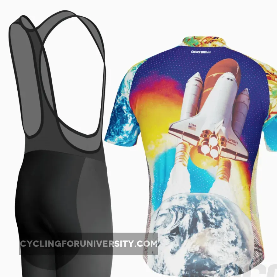 Men's Astronaut to the Moon Short Sleeve Cycling Kit Moon Cycling