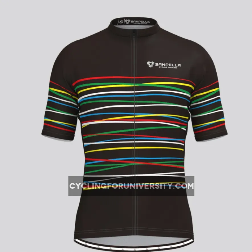 Sanpella Classic Colored Lines Men's Cycling Jersey Online