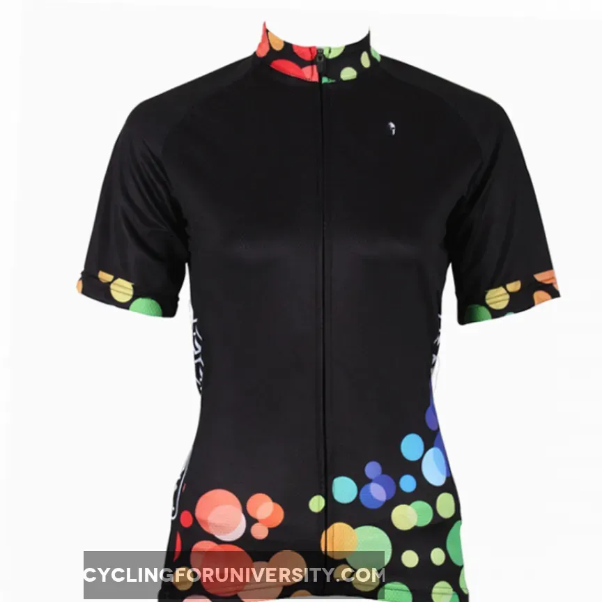 ILPALADINO Halation Black Cycling Jersey Bicycling Summer Pro Cycle Apparel Outdoor Sports Leisure Biking Shirts Breathable and Comfortable NO.217