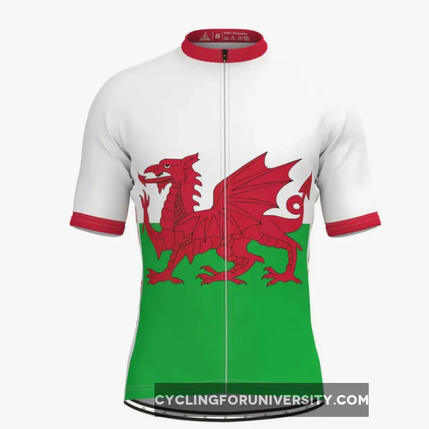 Wales Flag Men's Cycling Jersey V2 To Buy