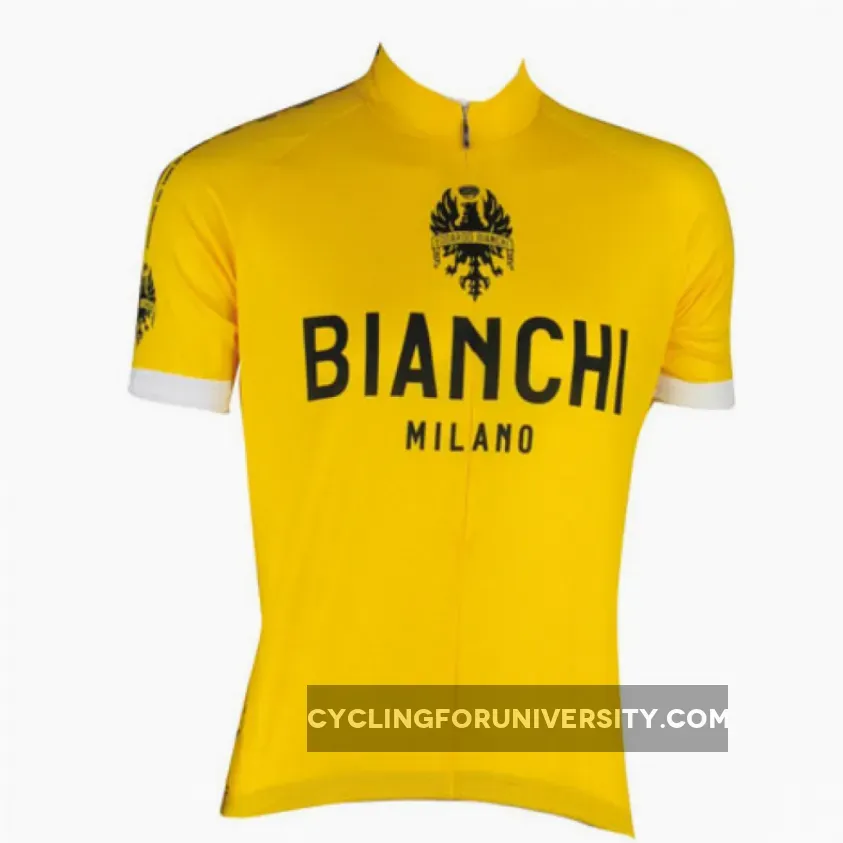 Bianchi Yellow - Tour De France Jersey Short Sleeve To Buy