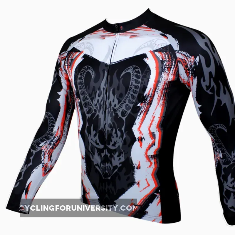 Goat Bike Clothing Men's Long-sleeved Cycling Jersey Animal Pattern NO.107