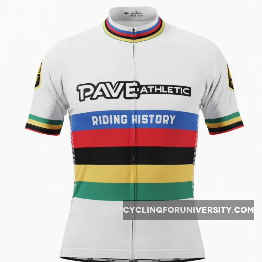 PAVE Athletic Auto World Champ Short Sleeve Cycling Jersey #Michelin Shirt