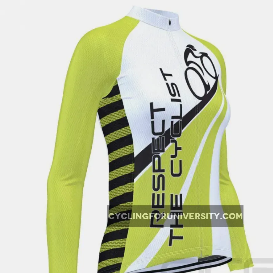 Women's Respect the Cyclist Long Sleeve Cycling Jersey