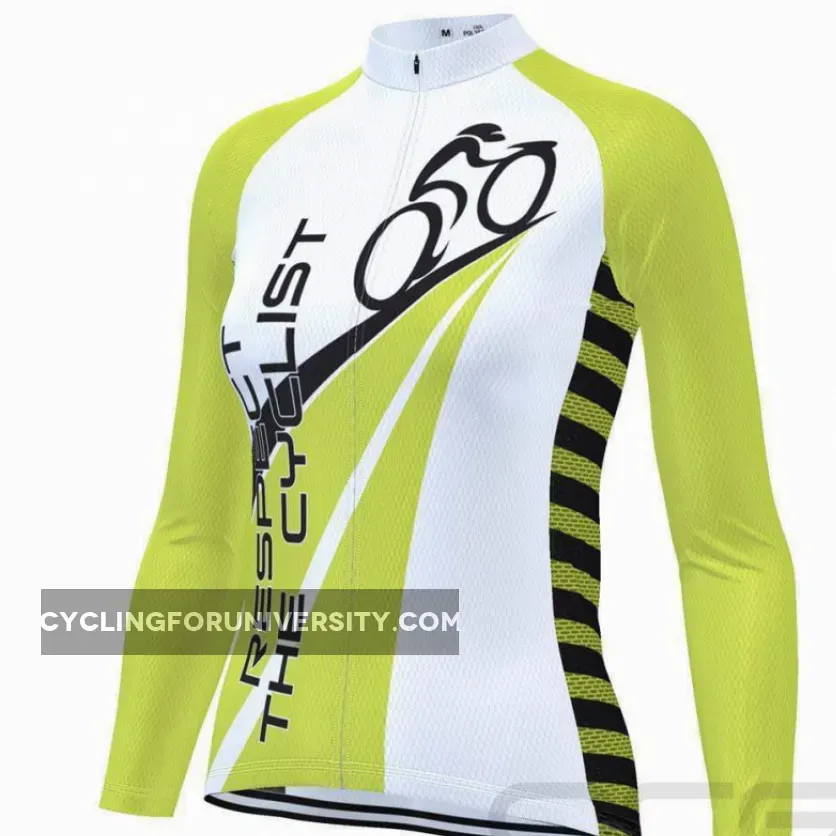 Women's Respect the Cyclist Long Sleeve Cycling Jersey
