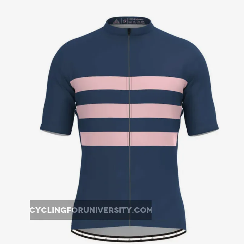 Men's Classic Stripe Jersey - Navy/Pink Outlet
