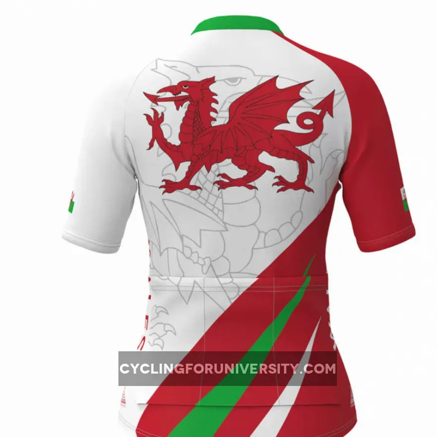 Wales Flag Women's Cycling Jersey V3 Brand New