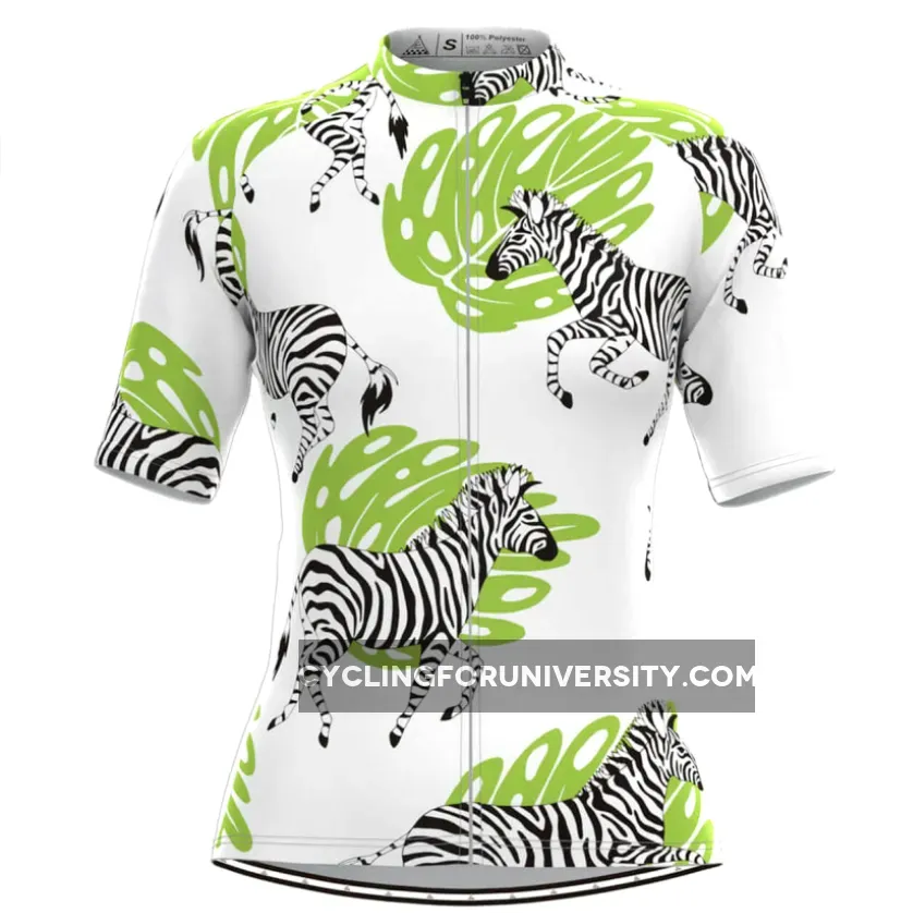 Women's Zebra Print Aloha Hawaiian Cycling Jersey To Buy