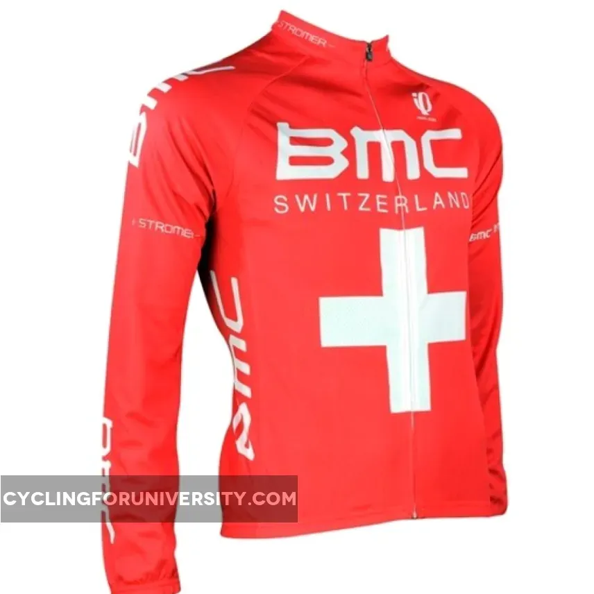 2013 BMC SWISS CHAMPION Cycling LONG SLEEVE Winter Jacket