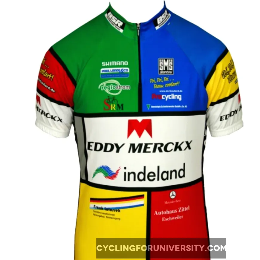 EDDY MERCKX INDELAND 2012 Radsport-Profi-Team - Short Sleeve Jersey