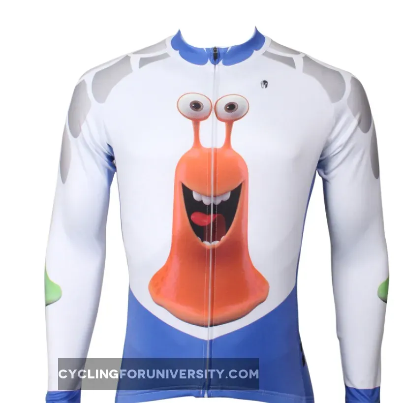 ILPALADINO Animal Snail Men's Professional MTB Cycling Jersey Breathable and Quick Dry Comfortable Bike Shirt for Spring Autumn NO.397