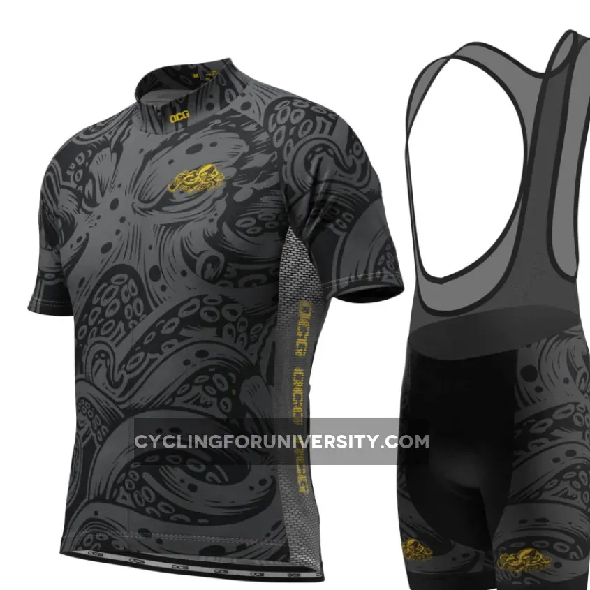 Men's The Black Octopus Short Sleeve Cycling Kit Outlet