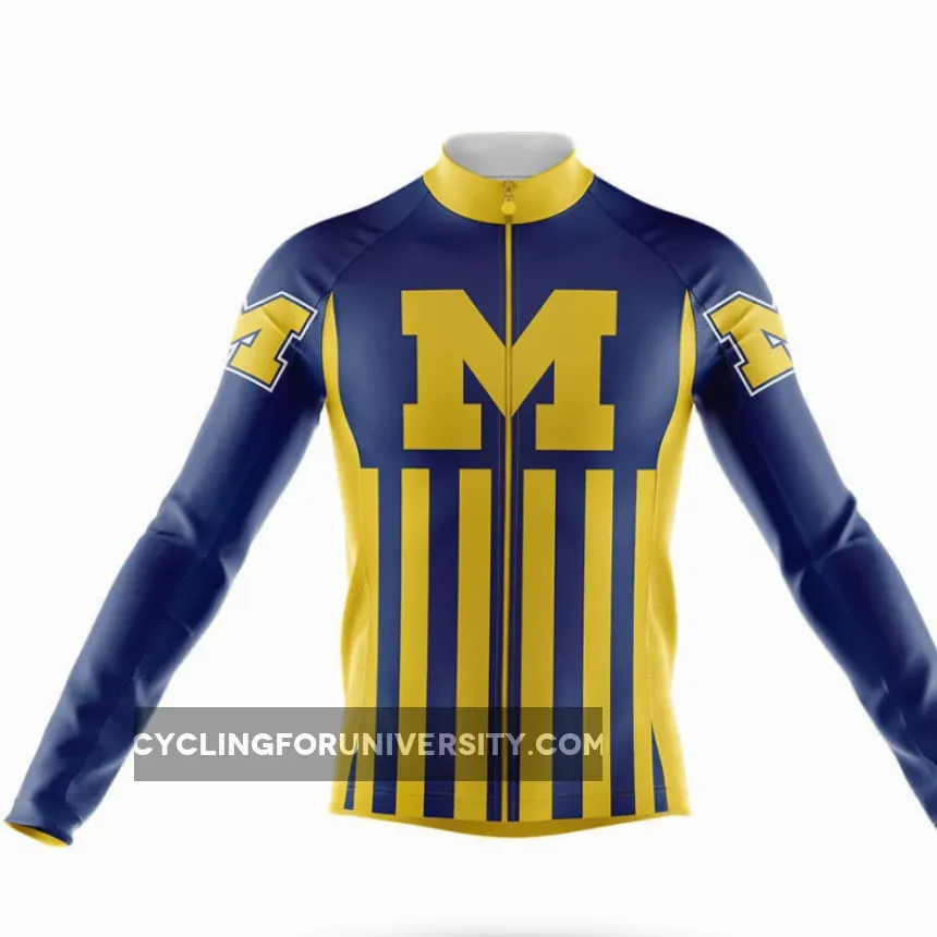 University of Michigan USA - Men's Cycling Kit / Long Sleeve Jersey