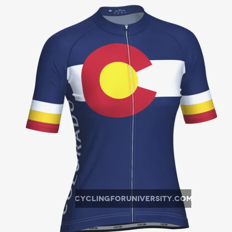 Women's Colorado USA State Short Sleeve Cycling Jersey