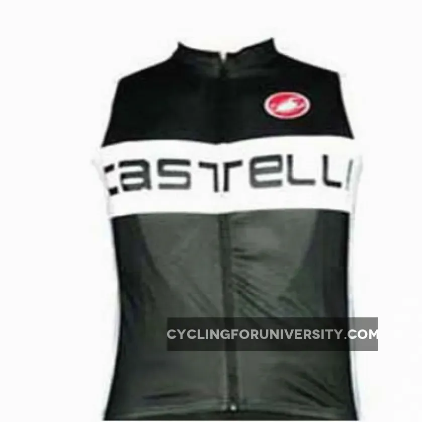 CASTELLI BLACK/WHITE Windvest For Sale