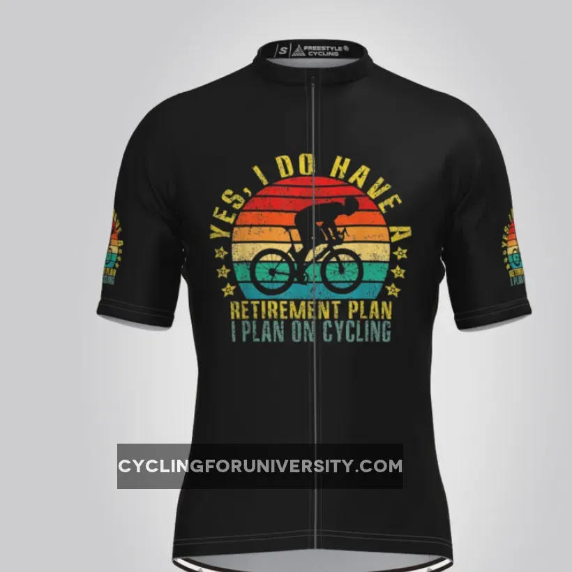 I Plan On Cycling Vintage Men's Cycling Jersey Brand New