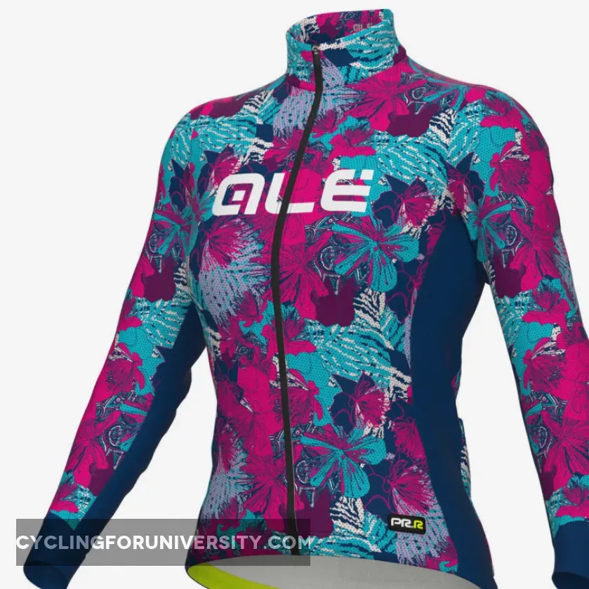Ale PRR Amazzonia long sleeve woman jersey - Violet