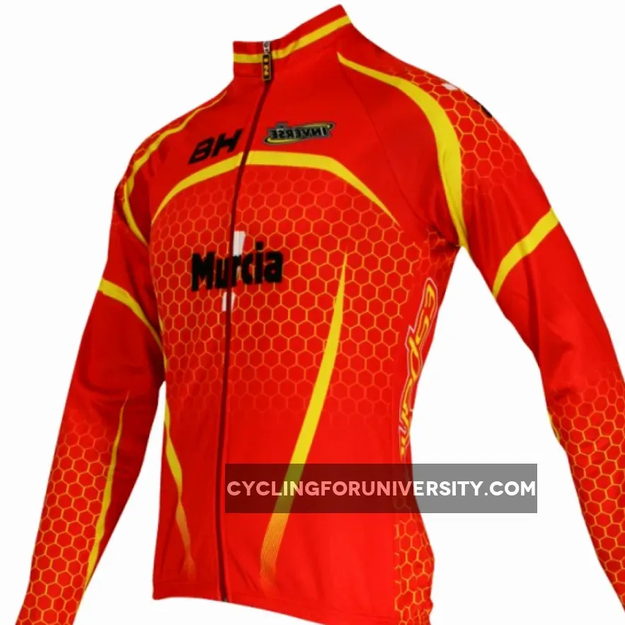 2010 España murcia Inverse Radsport-Profi-Team-Winter fleece long sleeve jersey jacket