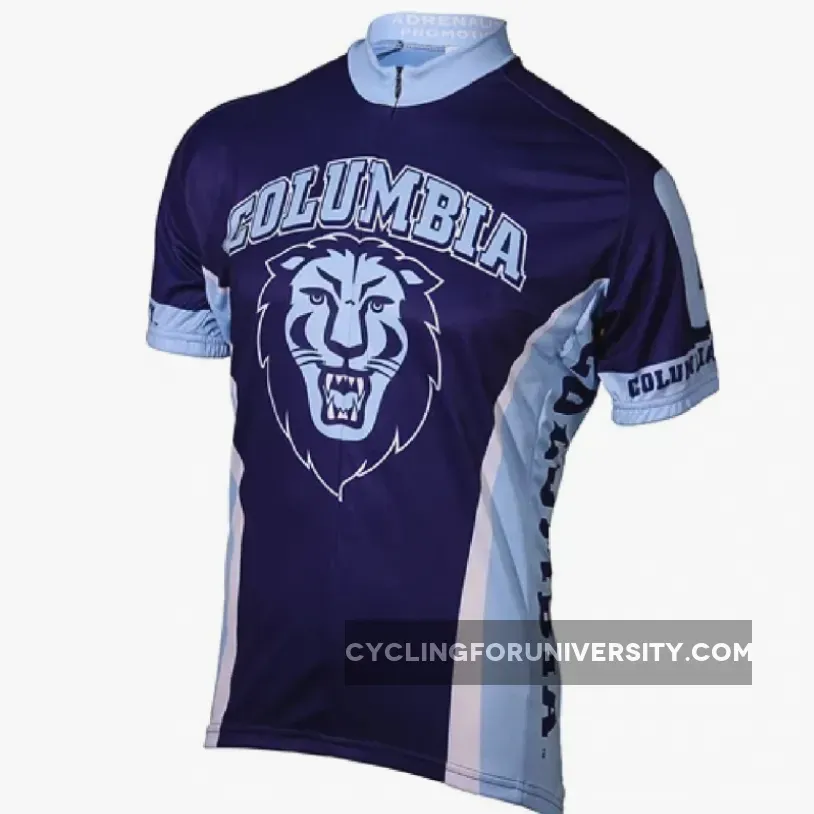 Adrenaline Promo Columbia University Lions 3/4 zip Men's Cycling Jersey