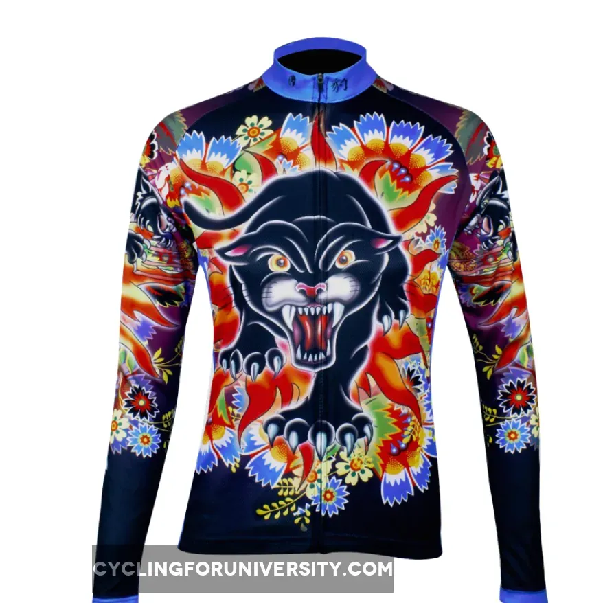 Black-panther Summer Women's Short/Long-Sleeve Cycling Jersey NO.118