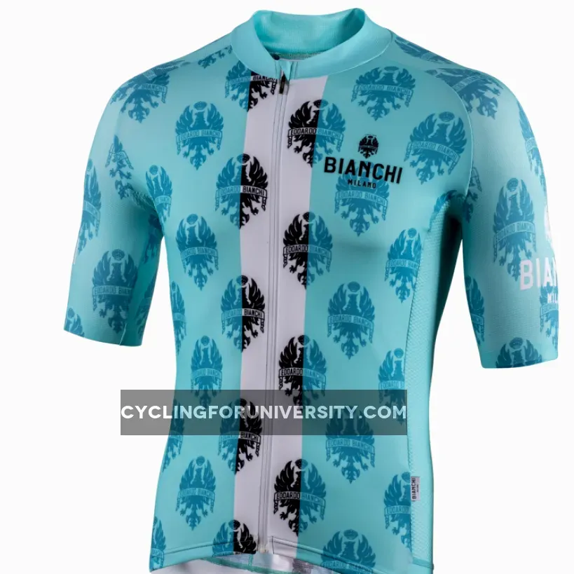 Bianchi Milano Ronaccio Celeste Green Jersey,
