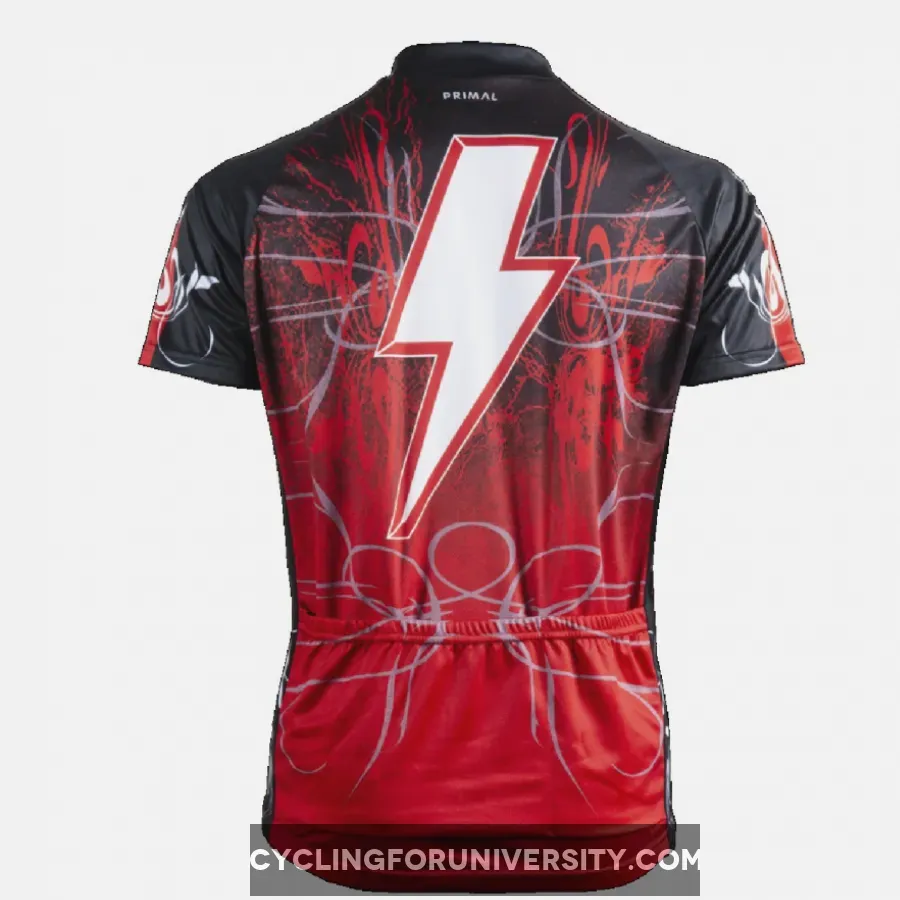 Primal Wear AC/DC Back In Black Men's Sport Cut Cycling Jersey / Dc Cycling Jersey ACB1J20M_M