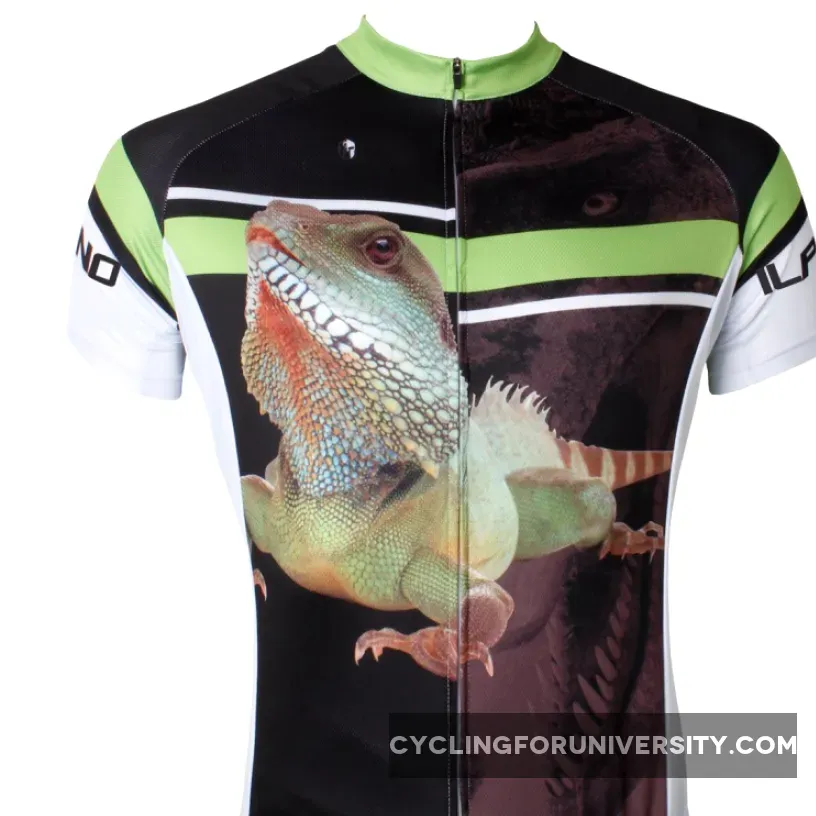 ILPALADINO Chameleon Nature Men's Professional MTB Cycling Jersey Breathable and Quick Dry Comfortable Bike Shirt for Summer NO.556