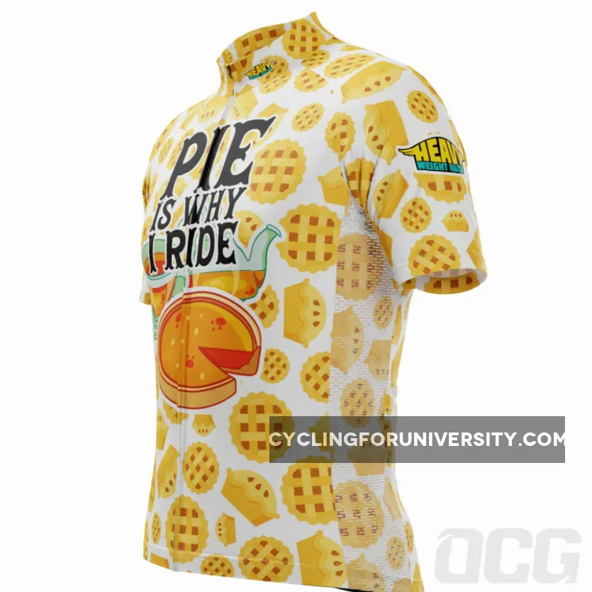 Men's Pie is Why I Ride Short Sleeve Cycling Jersey