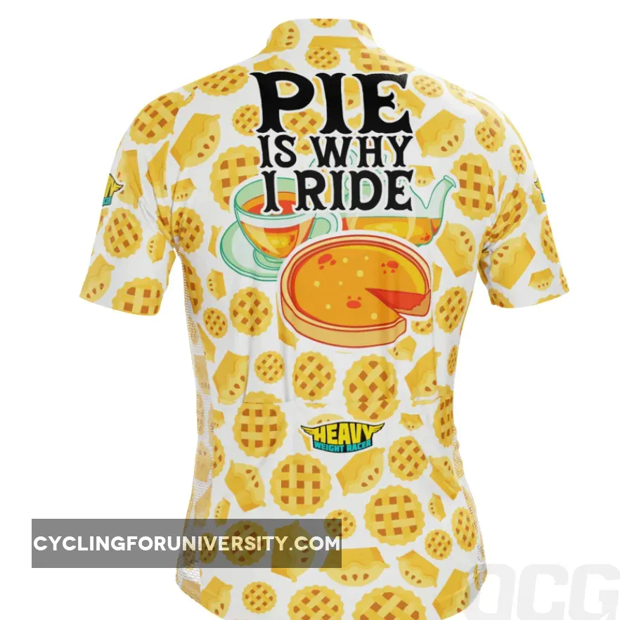 Men's Pie is Why I Ride Short Sleeve Cycling Jersey