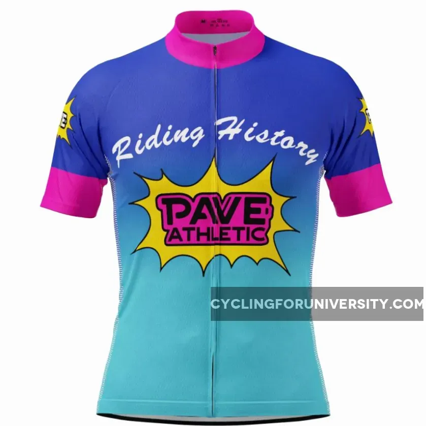 PAVE Athletic Retro Impact Short Sleeve Cycling Jersey