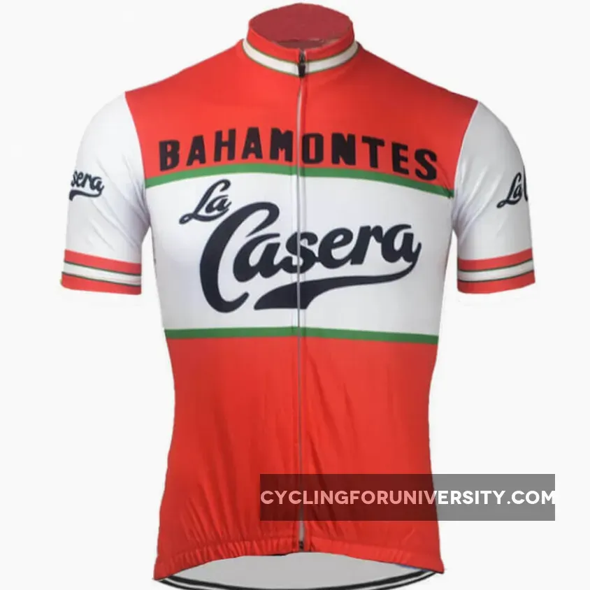 La Casera Bahamontes Team Men's Cycling Jersey Outlet