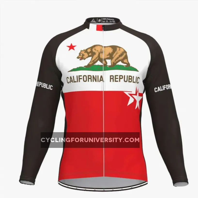 California Republic Men's LS Cycling Jersey Restock