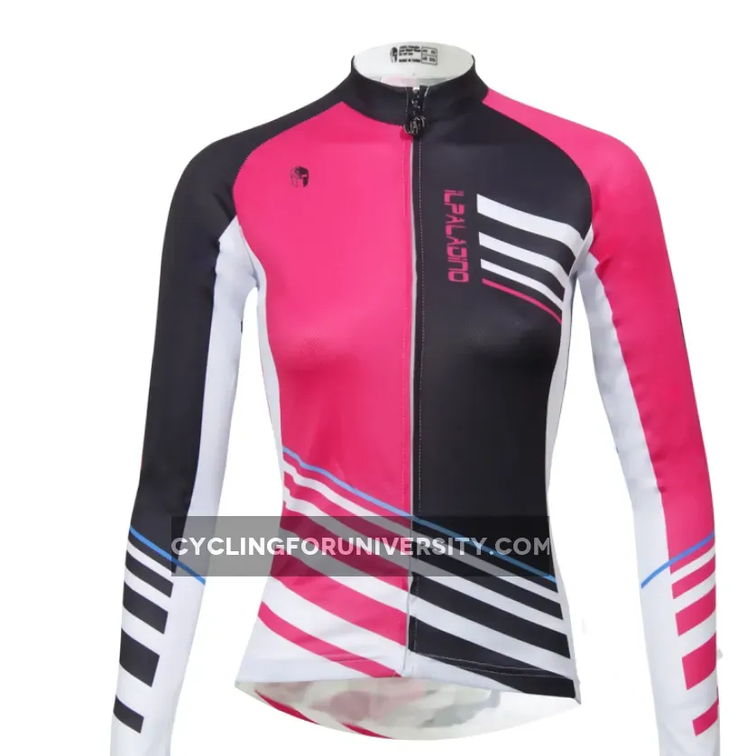 ILPALADINO Women's Long Sleeves Cycling Jerseys Apparel Outdoor Sports Gear Leisure Biking T-shirt NO.769