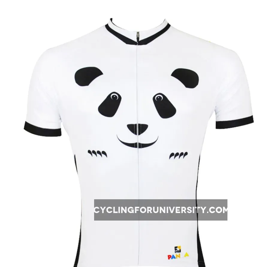 ILPALADINO Panda Men's Cycling Short Sleeve Bike Shirt Quick Dry Exercise Bicycling Pro Cycle Clothing Racing Apparel Outdoor Sports Leisure Biking Shirts NO.120