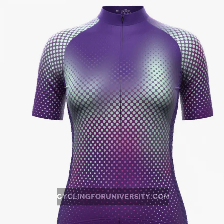 Women's Disco Dots Short Sleeve Cycling Jersey New Releases