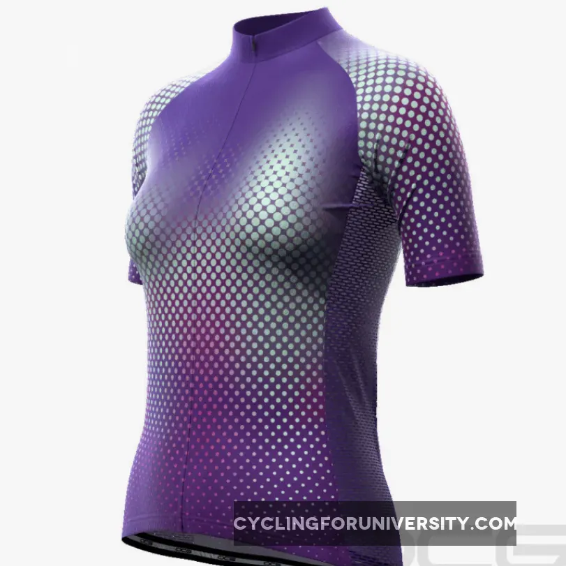 Women's Disco Dots Short Sleeve Cycling Jersey New Releases