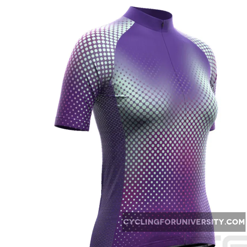 Women's Disco Dots Short Sleeve Cycling Jersey New Releases