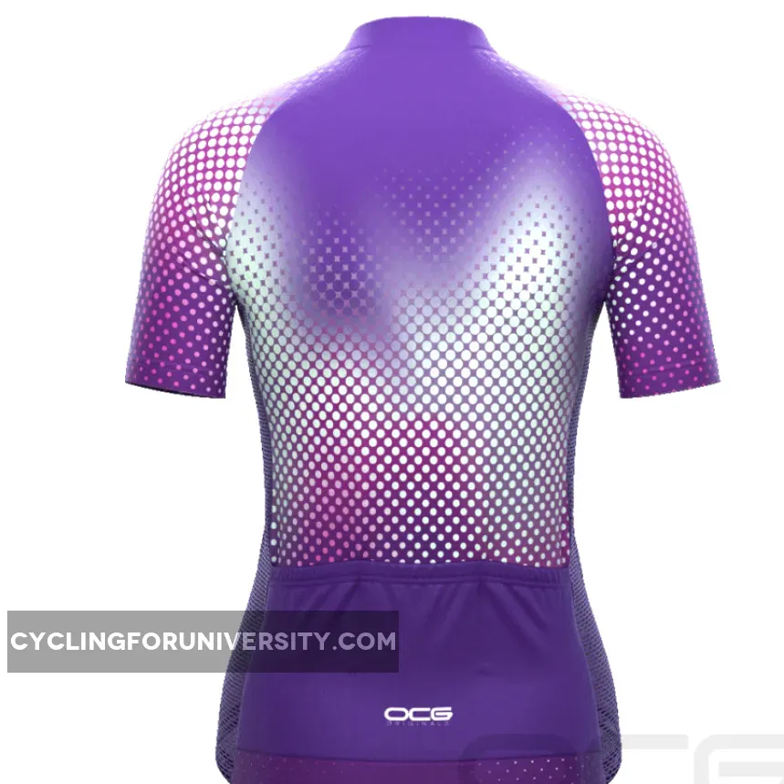 Women's Disco Dots Short Sleeve Cycling Jersey New Releases