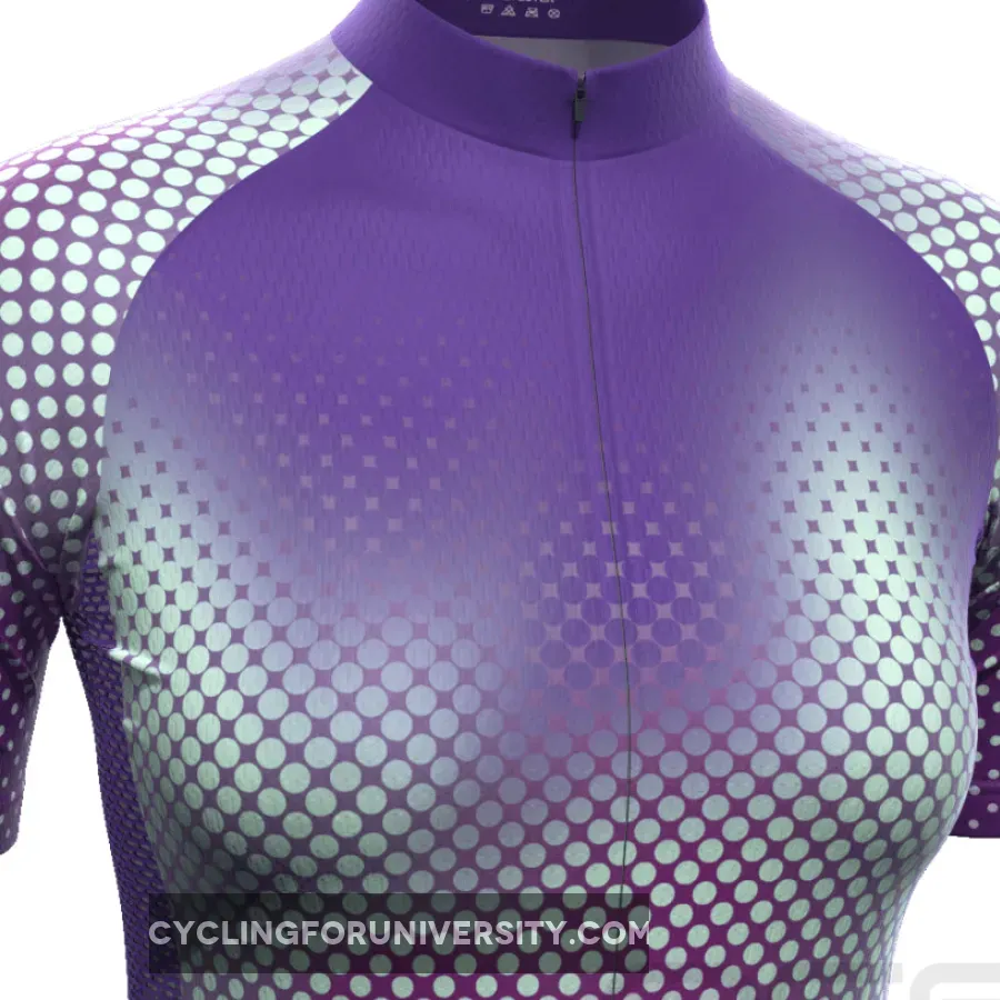 Women's Disco Dots Short Sleeve Cycling Jersey New Releases