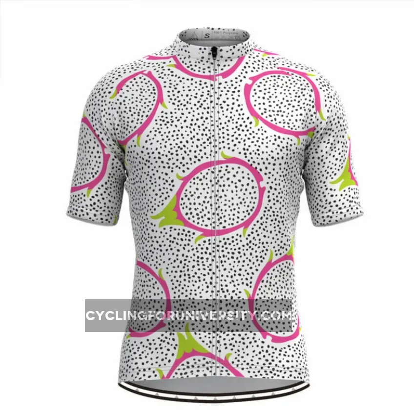 Men's Pitaya Fruit Print Cycling Jersey For Sale