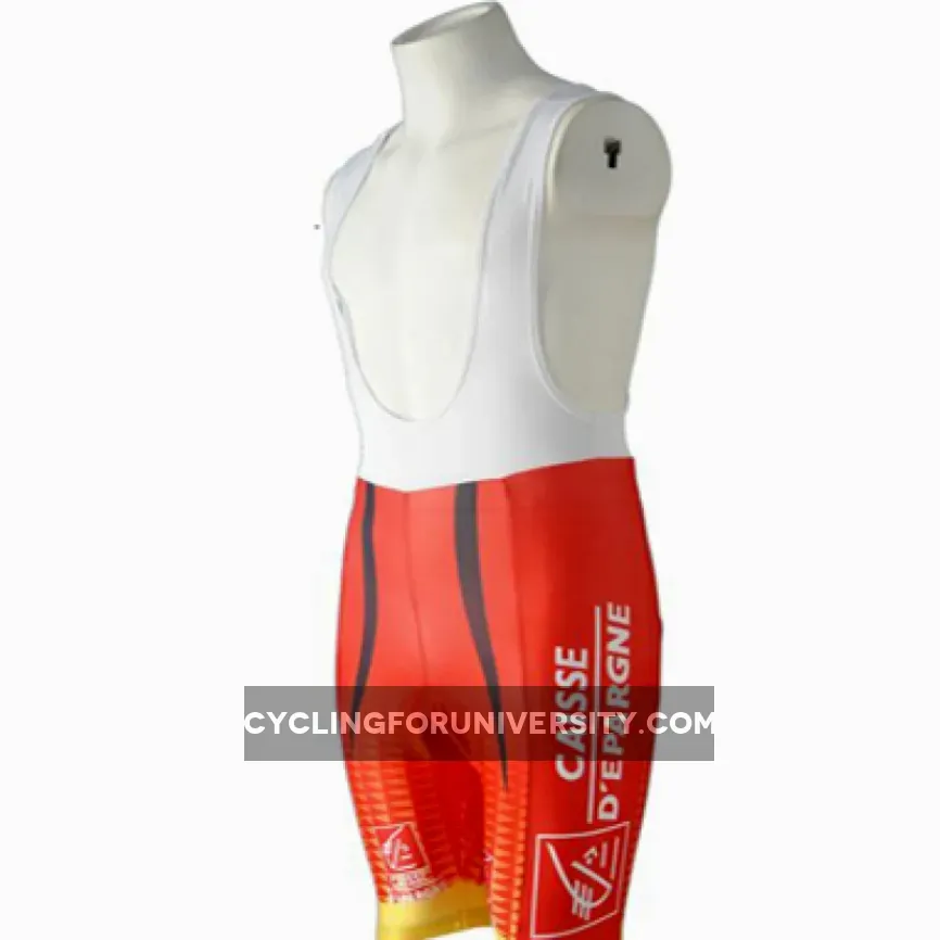 CAISSE D'EPARGNE Spanish Champion Team Cycling Bib Shorts